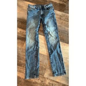 American Eagle Airflex+ Slim Jeans Mens 29x32 Medium Wash Blue Denim